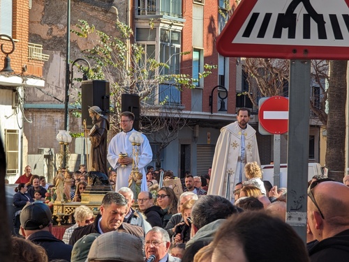 Sant Antoni is a celebration for pets and farm animals here